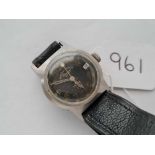 Metal cased 'Soway' wrist watch by West End Watch Co with second sweep and date aperature W/O