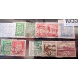 CHANNEL ISLANDS. Guernsey/Jersey - various War occupation issues (10). Fine used Cat £80