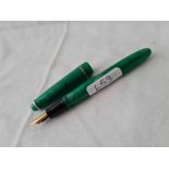 Green Osmoroid fountain pen