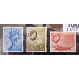 SEYCHELLES SG147-49. (1938). Top 3 set values, chalk paper. Fine used. Cat £47