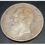 1783 Belgium silver five Francs