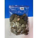 Quantity of cupro nickel coinage 1450 g
