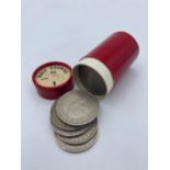 Tube of various dates half-crowns 1947-63