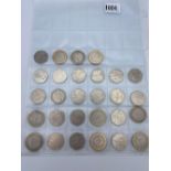 Sheet of coins 9 £2 coins and 19 50p
