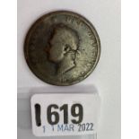 George IV penny 1827 struck for use in Australia very rare