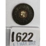 Victoria model penny (unofficial pattern) c. 1848, bimetallic