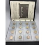 Album of commemorative coins UK, 1 coin set, 34 £2 coins and 51 50p