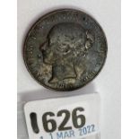 Jersey Victoria 1/13 shilling 1861