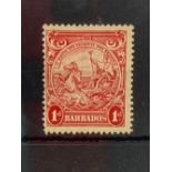 BARBADOS SG249 (1939) Mint 1d scarlet, scarce perf.Centred to left Cat £275