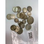 Foreign silver coins 66 g.