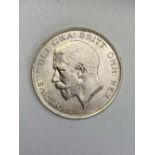 1923 half-crown about uncirculated