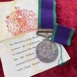 General Service Medal Borneo P Drake