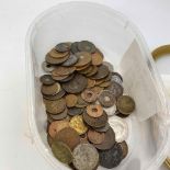 Tub of interesting coins