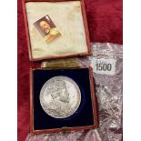 1902 Official Silver Coronation Medal 55mm