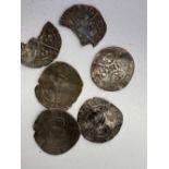 Four Edward III York pennies and two more broken detector finds