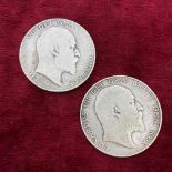 1902 and 1908 half-crowns