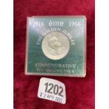 1966 Eire Golden Jubilee 10 shilling (cased)