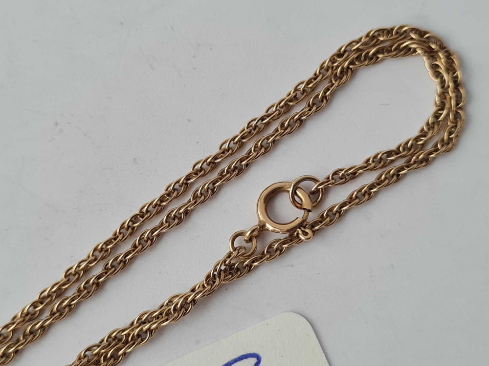 A neck chain 16 inches 9ct - 2.9 gms - Image 2 of 2