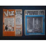 PRIVATE EYE Nos. 26-38, 41, 43, 45, 48, & 76 (19), plus VIZ 11 various issues from no. 26 to 69