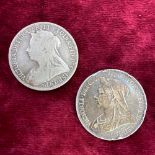 1900 and 1901 florins