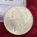 1889 USA silver dollar unc
