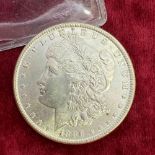 1886 USA silver dollar unc