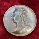 1883 Large bronze medal Calcutta Expo