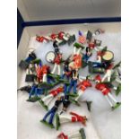A large selection of military music band approx 30 figures