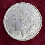 1886 USA silver dollar