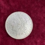 1887 USA silver dollar