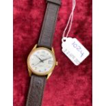 A gents gradus incabloc wrist watch with seconds sweep and date appature W/O