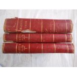 THACKERAY, W.M. Vanity Fair 1st.ed. 1849, London, 2 vols. 8vo cont. quarter moroc. frontis & 38