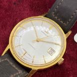 A Marvin automatic wrist watch with seconds sweep and date appature W/O