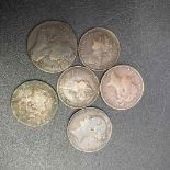 Farthings 1773, 1853, 1855, 1892, 1895