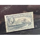 GIBRALTER SG124ab (1940) 2d watermark sideways variety, fine used. Cat £48