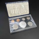 New Zealand proof set silver dollar