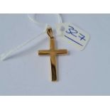 A 9ct cross