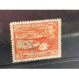 British Guinea SG319 (1945) Set top value. Fine used. Cat £45