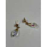 Vintage 9ct gold earrings 1.5g