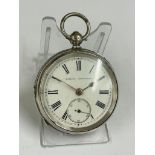 Antique  silver Samuel edgecumbe pocket watch