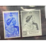 BECHUANALAND SG136-37 (1948). SW pair mint. £45