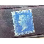 GB. 2d Blue pl. 14 full gum SG. 47 Cat £450