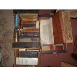 VARIOUS BOOKS 3 boxes, incl. bnd. vol. of The Guardian Newspaper Jan. - Dec. 1869 complete with