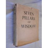 LAWRENCE, T.E. Seven Pillars of Wisdon 2nd. imp. 1935, London, lrg.8vo orig. gt. dec. cl.