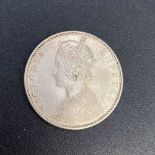 1900 India rupee high grade