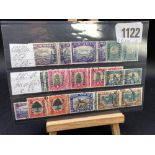 SOUTH AFRICA SG036-48 (part) Official horizontal pairs (13) all identified, fine used. Cat £152