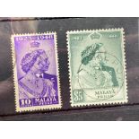 MALAYA, PERAK SG122-3 (1948). SW pair fine used. Cat £50