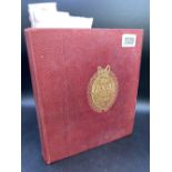 ALBUM Red STRAND of world early to mid 20th c. mostly used. V. clean