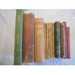 LOCAL INTEREST 8 books, incl. Kelly's Directory Devonshire 1889 lacks map, binding wrn.