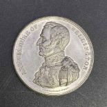 1852 death of Duke of Wellington large medal, very high grade